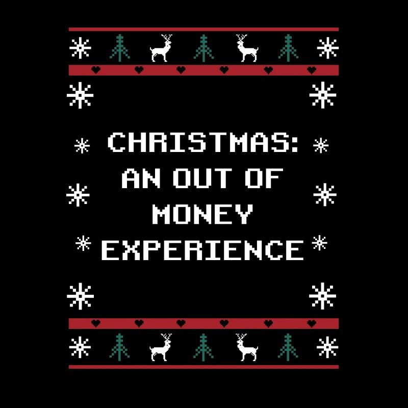 Noël une expérience d’argent Shopping de Noël