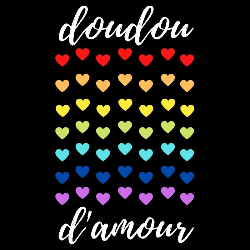doudou d amour avec des cœurs