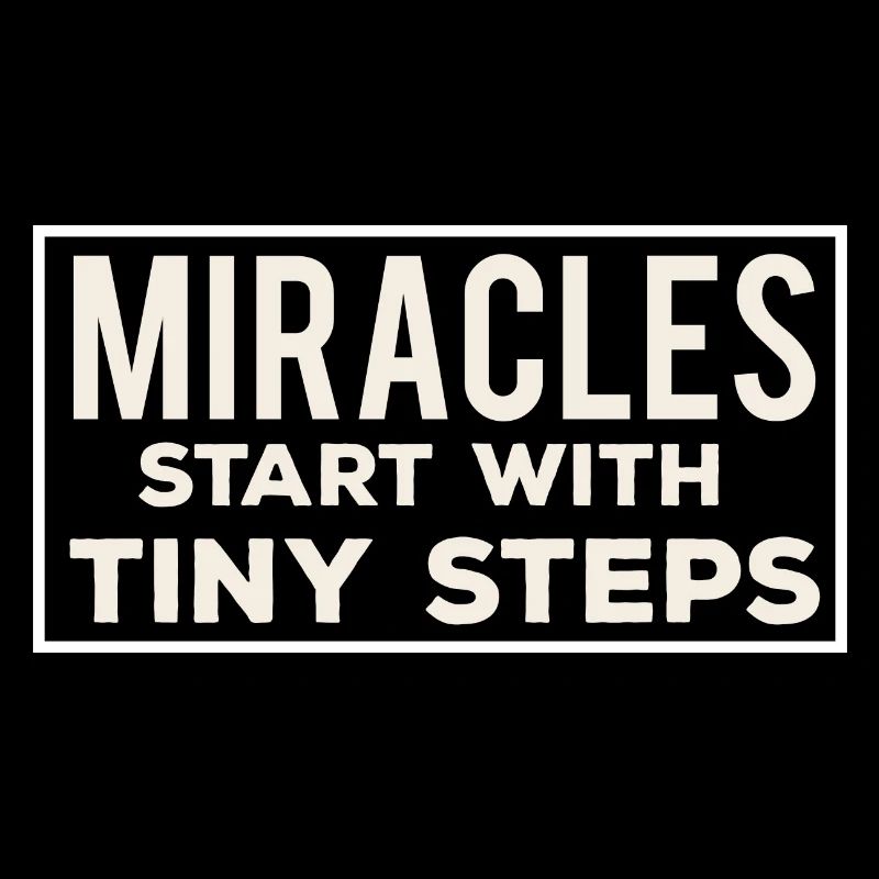 Les miracles commencent par de petits pas de Zi drôle