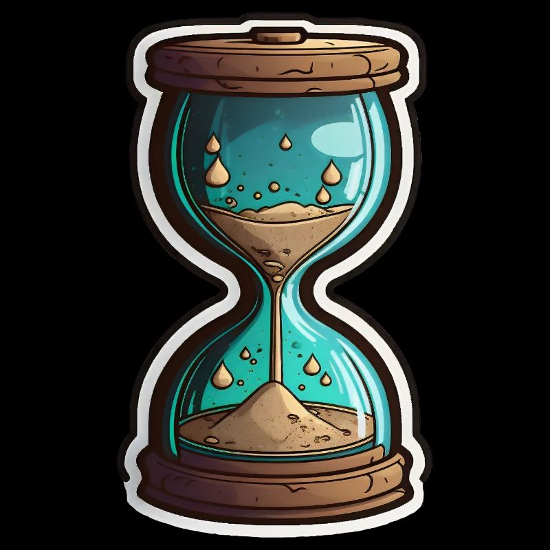 Sablier, Verre de sable, Horloge, Compte à rebours, Verre de sable, Temps