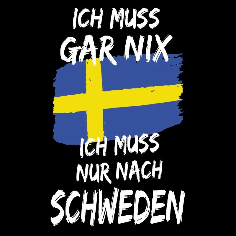 Schweden Urlaub Spruch Geschenkidee