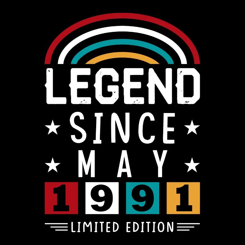 1991 Legend Since Birthday Gift May