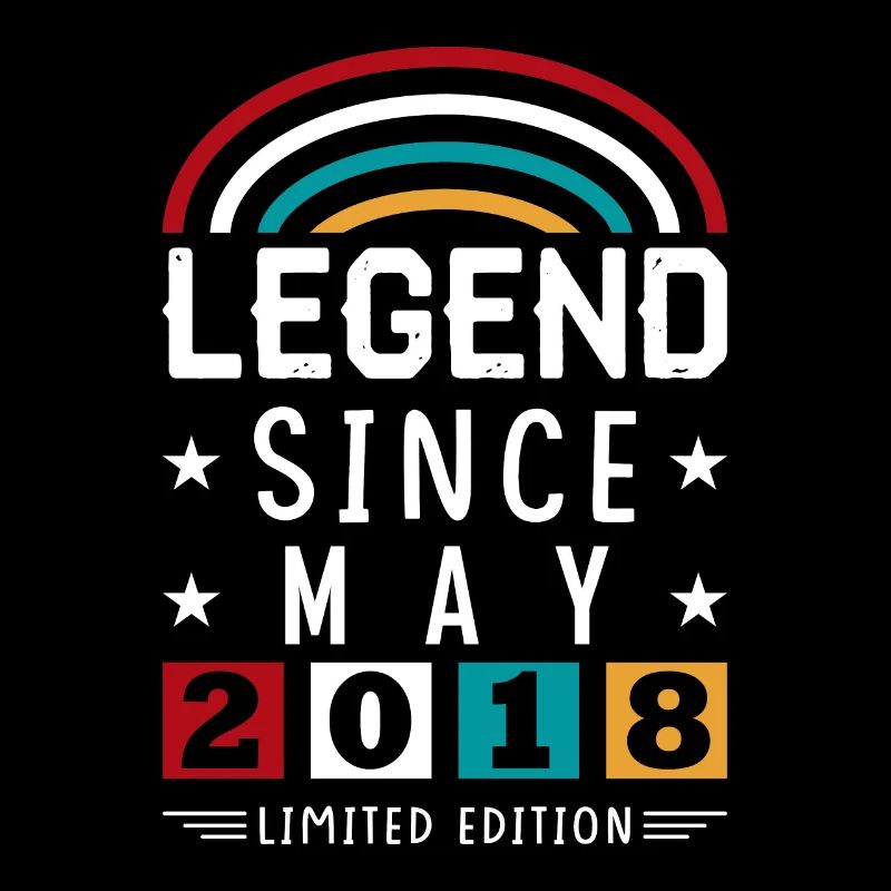 2018 Legend Since Geburtstag Geschenk Mai