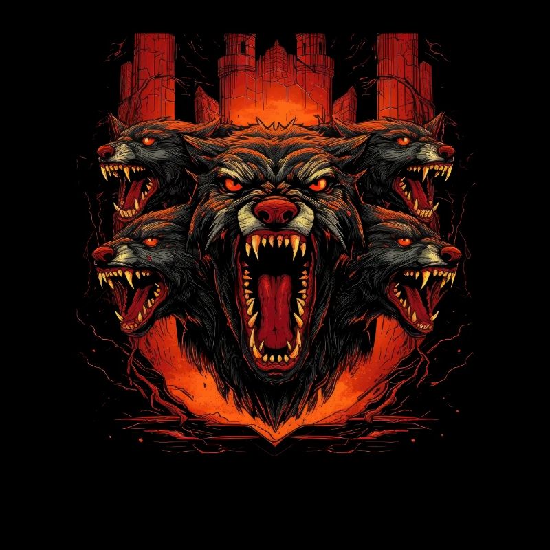 Dog Wolf Werewolf Cerberus Hellhound myth