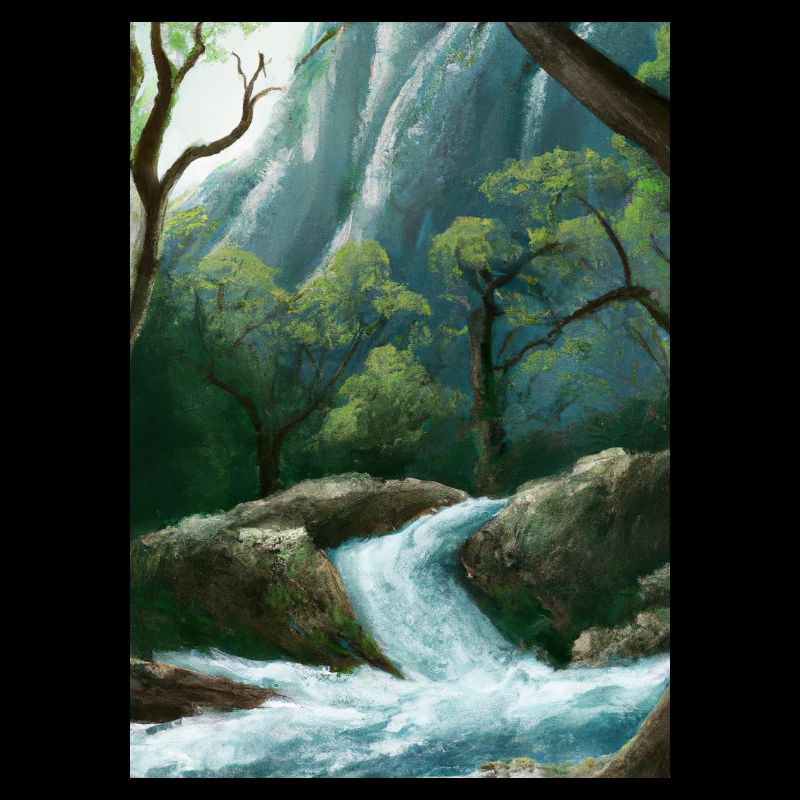 Forest River Wasserfall