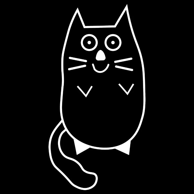 cute chubby cat
