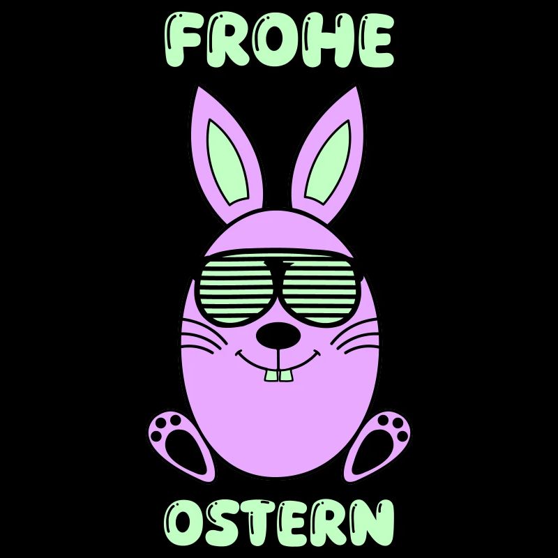 frohe ostern hase