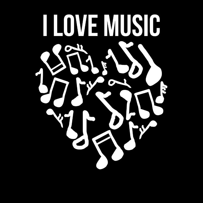 Musik Liebe Musiknoten Geschenk Geschenkidee Gift
