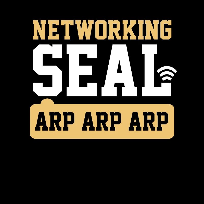 Networking Seal Für IT Tech Job System Network