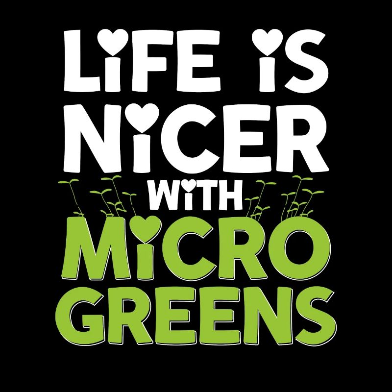 La vie est plus agréable avec Microgreens Gärtnern Microgreen