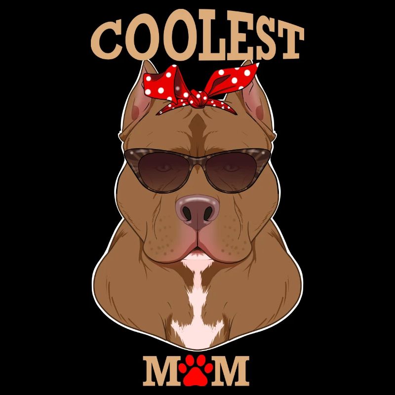 Chien le plus cool Maman I Pitbull Maman I Pitbull