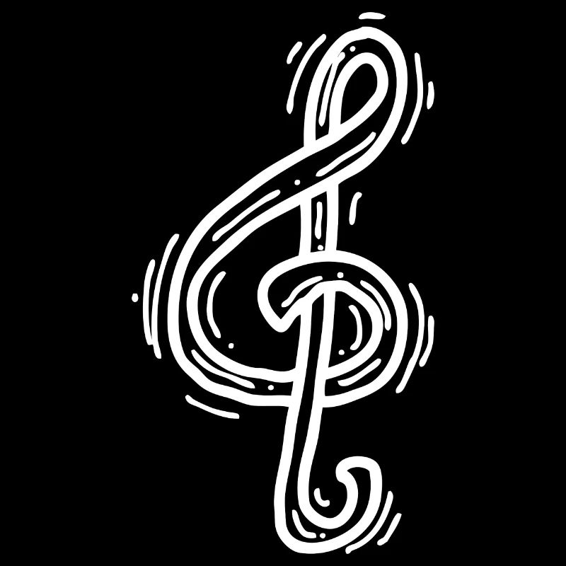 Joyful music note