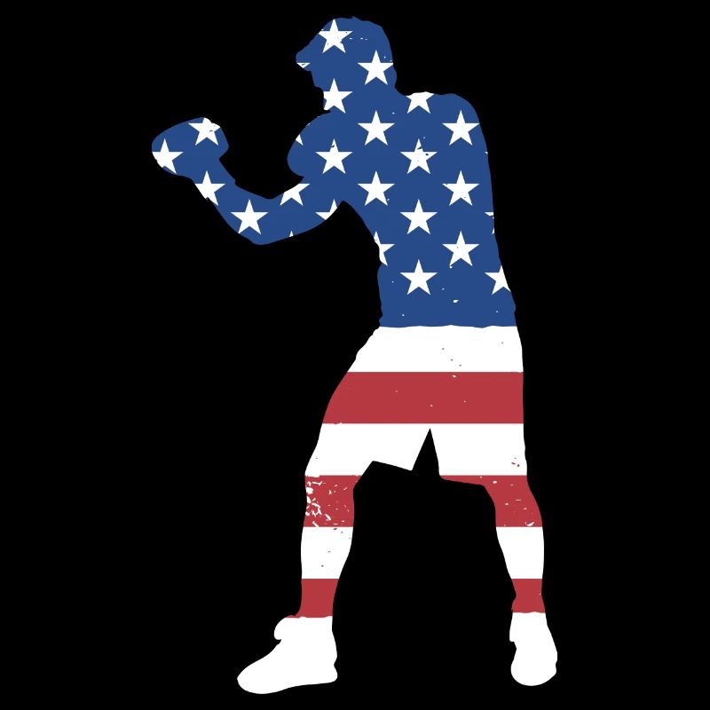 Sport Us Flag Boxe