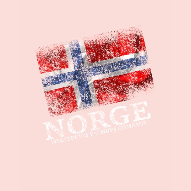 Wikstroem Norwegen Flagge Grunge Stil