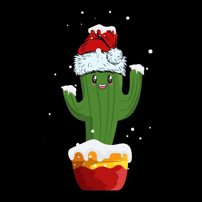 Christmas Cute Cactus