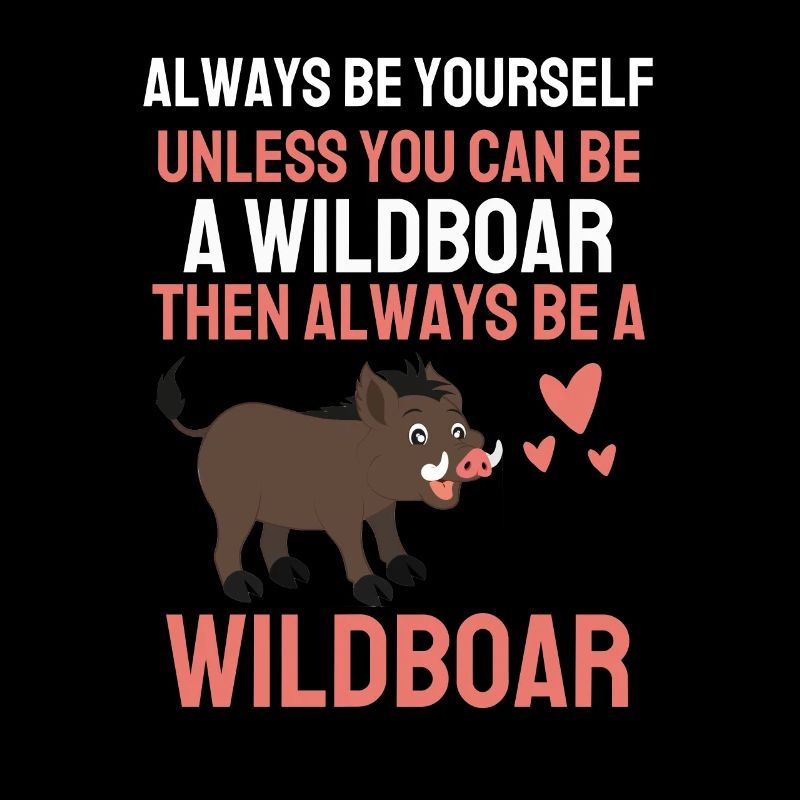 Waldbewohner Wald Tier Geschenk Wildschwein