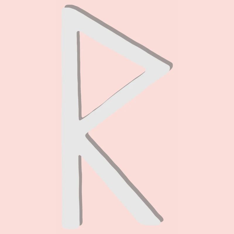 Futhark Alphabet runique Raidho