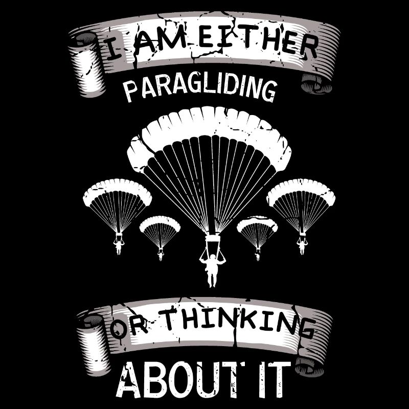 Paragliding or thinking. Paragliding coach. Gesche