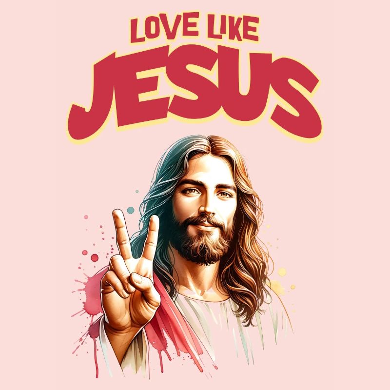 Aimer comme Jésus Visage classique de Jésus