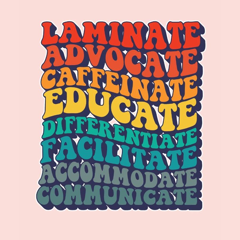 Enseignant SPED Laminate Collaborer Autisme