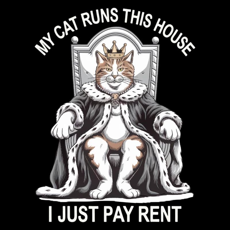 Mon chat dirige cette maison, je ne paie que le loyer