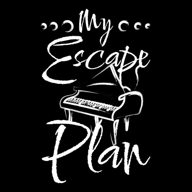 Playing piano is my escape plan