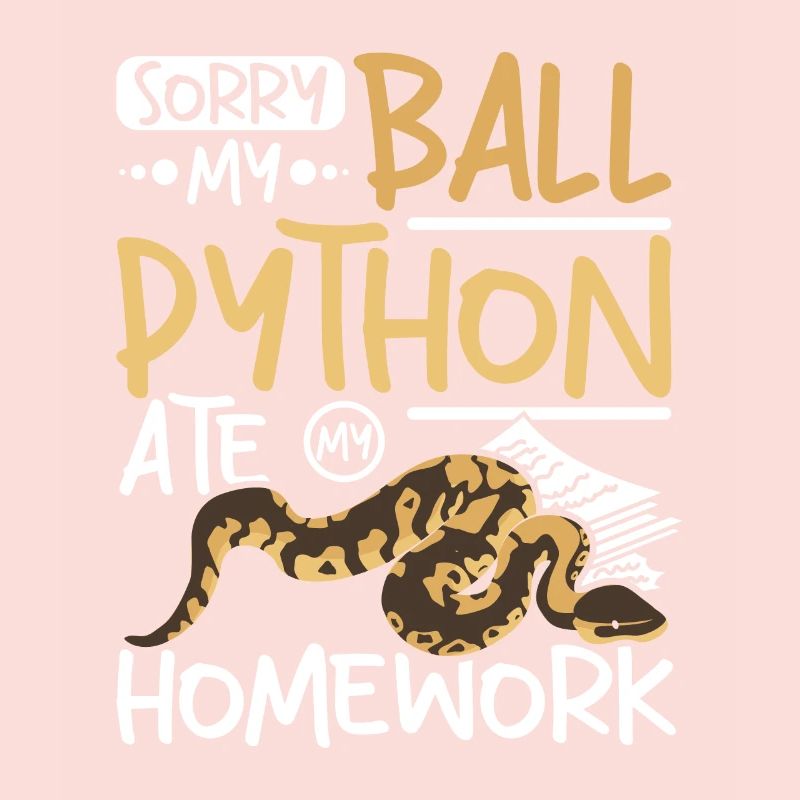 Désolé, mon python royal a mangé mes devoirs