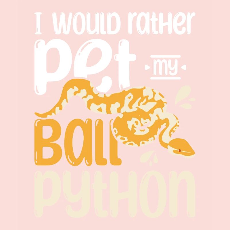 Je préfère caresser mon python royal