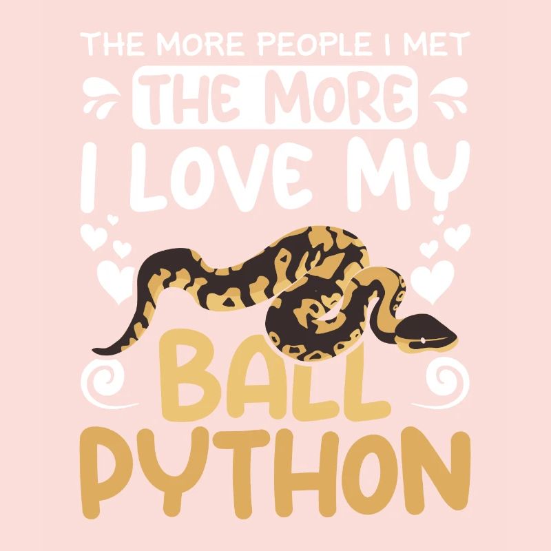 plus je rencontrais de gens, plus j’aime mon python royal