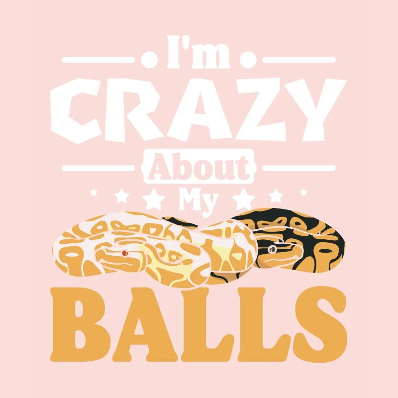 Je suis fou de mes couilles de python royal