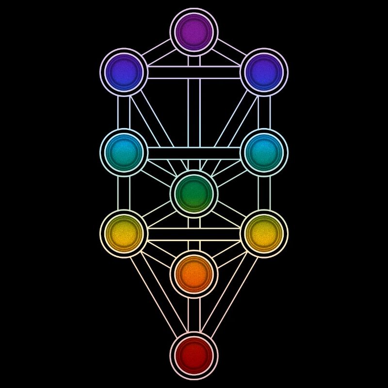 Arbre de Vie Sephiroth Chakra Kabbale Matrice