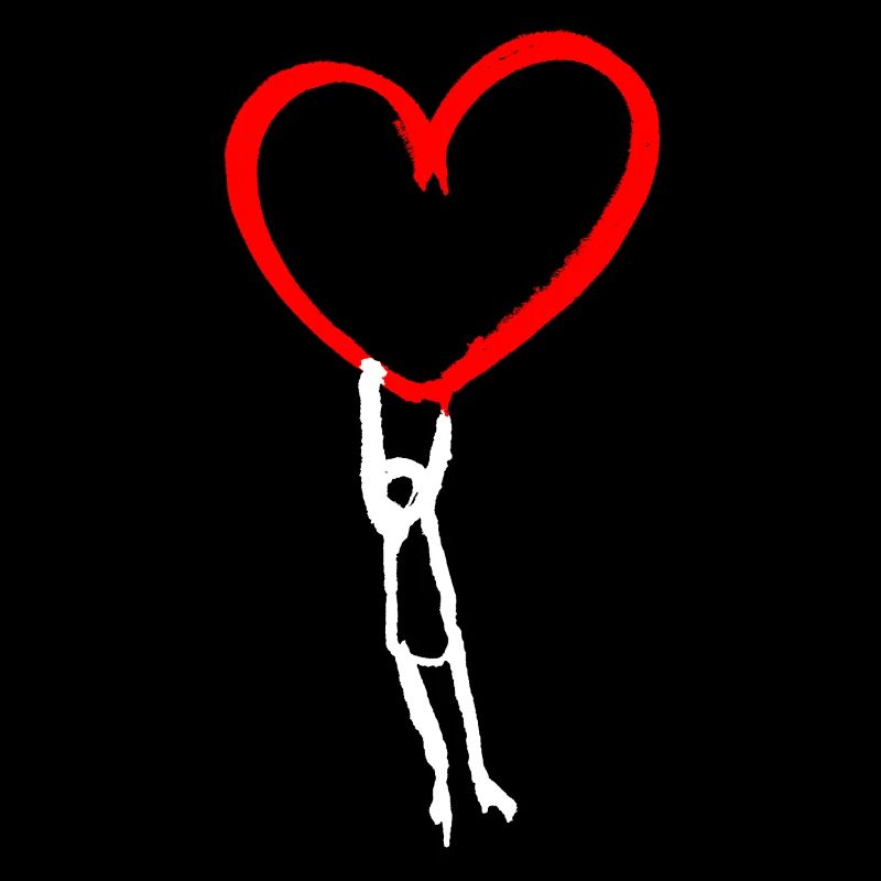 Man with heart