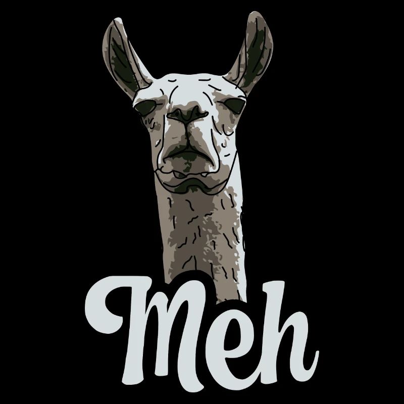 Unimpressed Llama - Meh