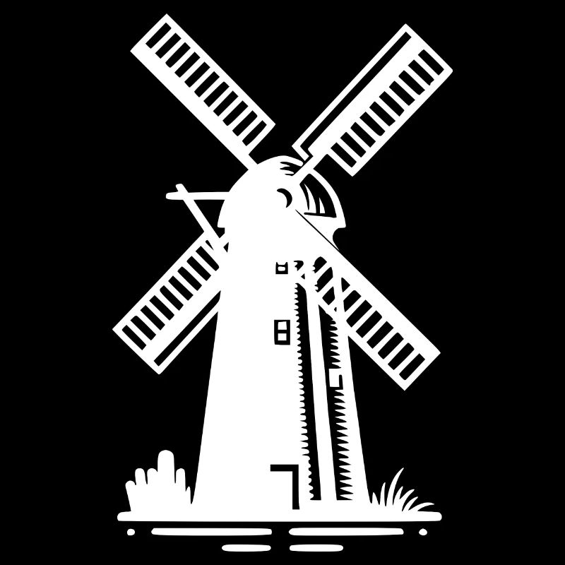 Dutch Grain Windmill for Wheat Flour