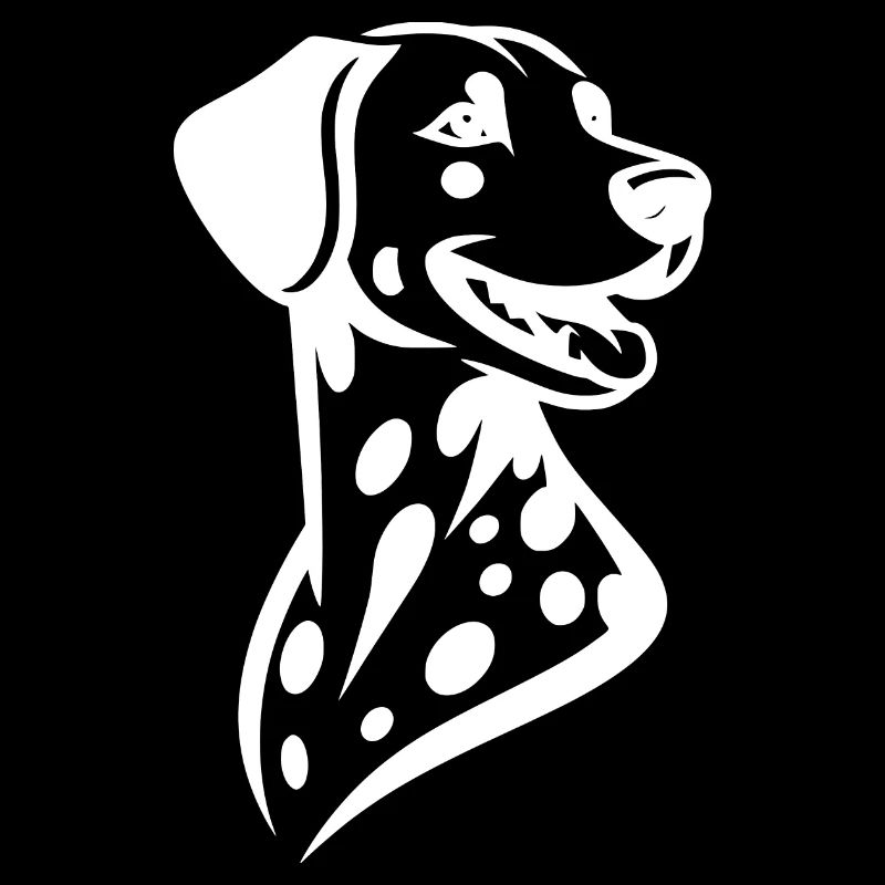 Stolzer Dalmatiner elegantes Hunde Porträt