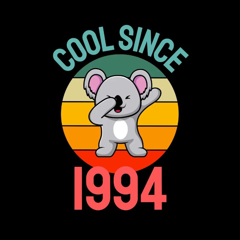 Cool seit 1994 Retro Dabbing Koala 28. Geburtstag