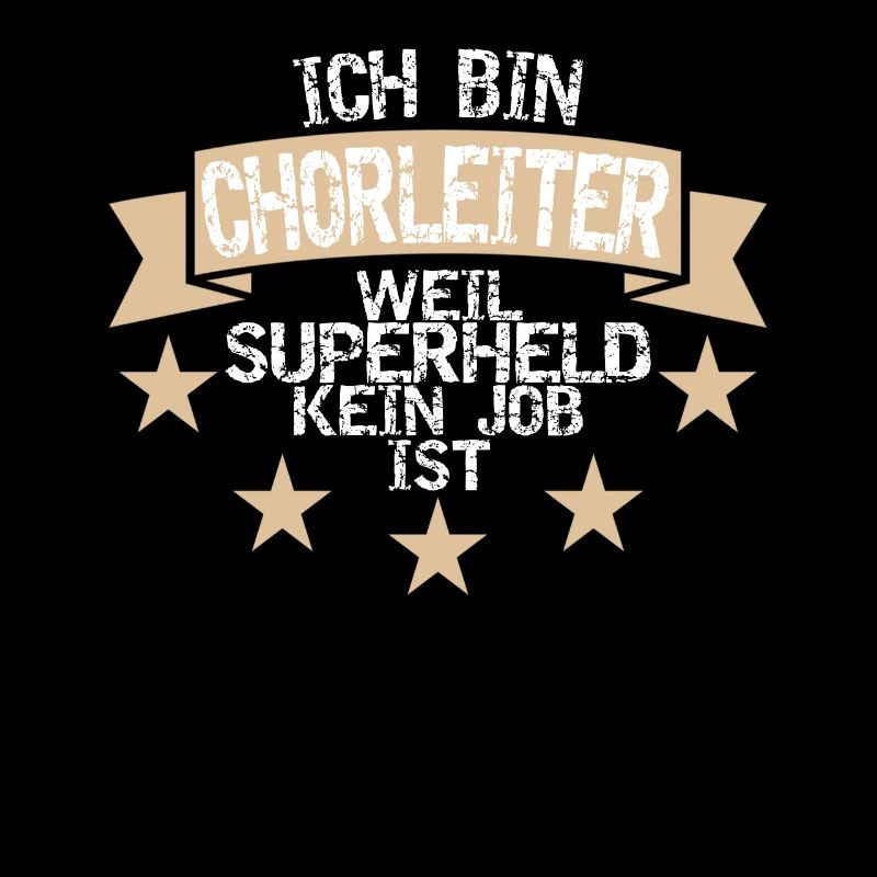 Chorleiter Superheld Spruch Design Dirigieren Chor