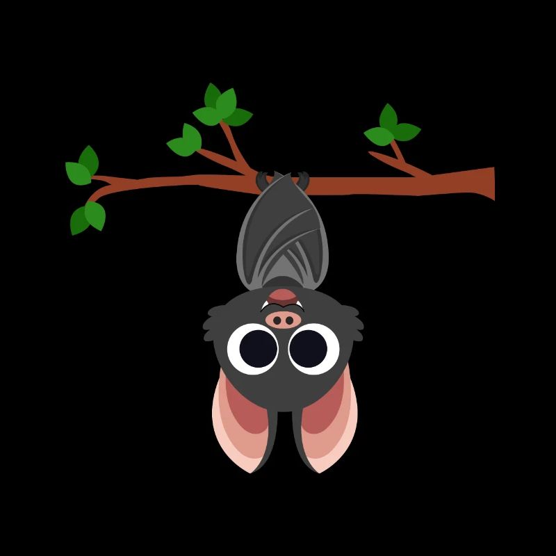 Bat Bat Baby Vampire Branch Tree Hanging