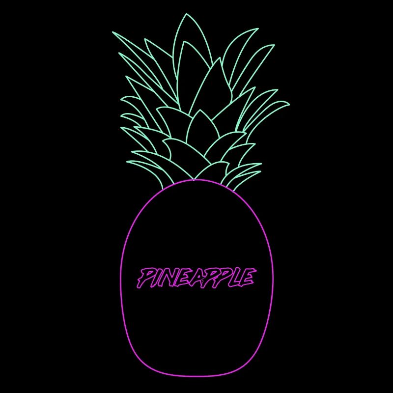Ananas Retro 80s cadeau