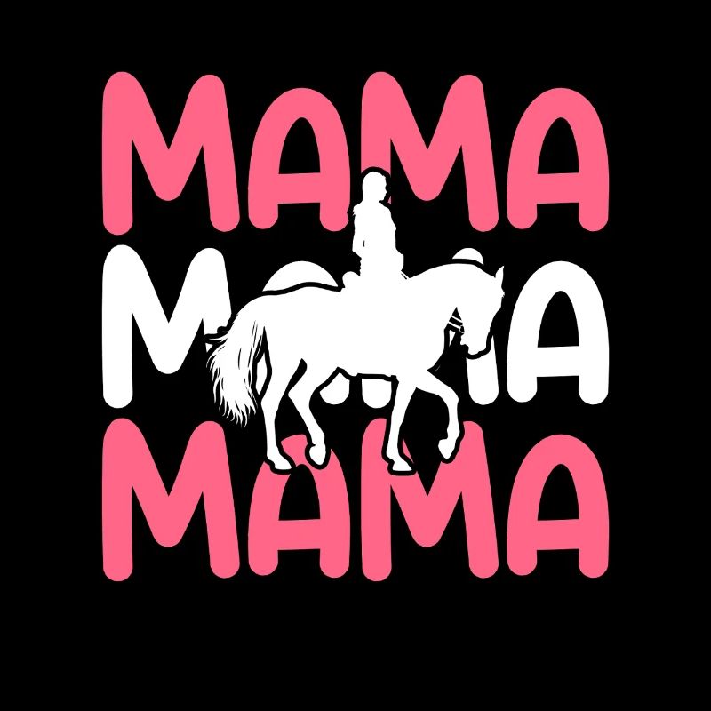 Monter à cheval maman maman