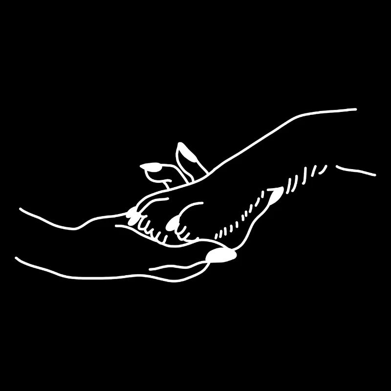 Frau Pfote Hand