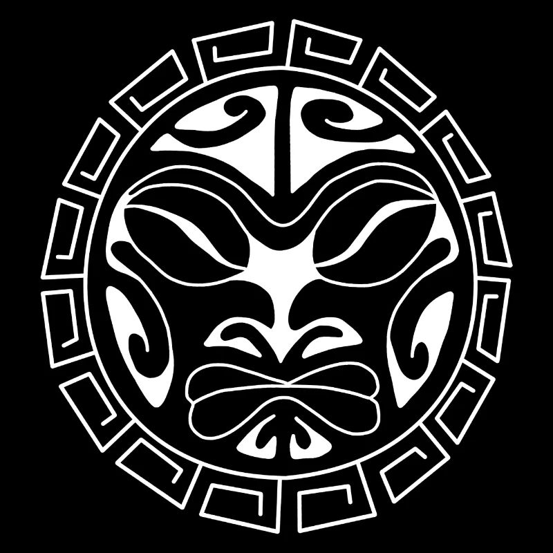 Maori visage peuple