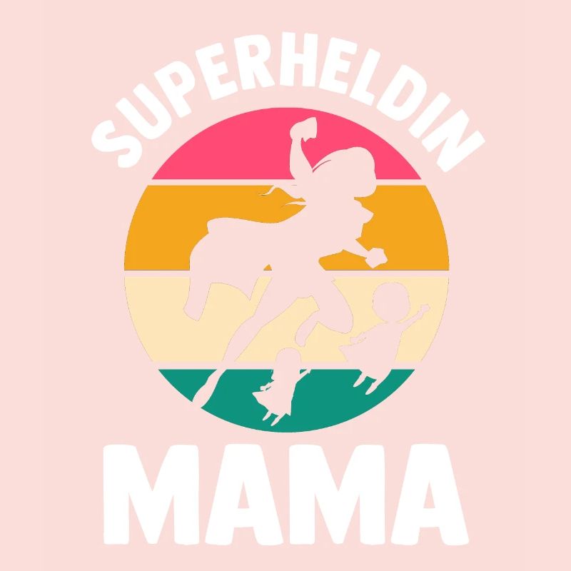 Mutter Superheldin Mama