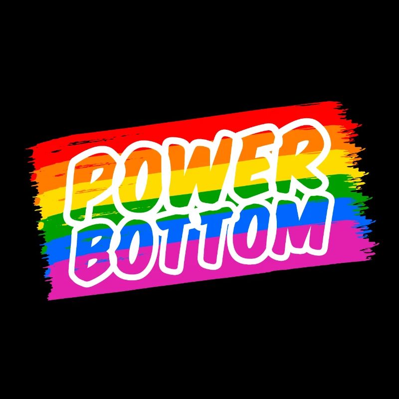 Gay Power Bas drapeau arc-en-ciel