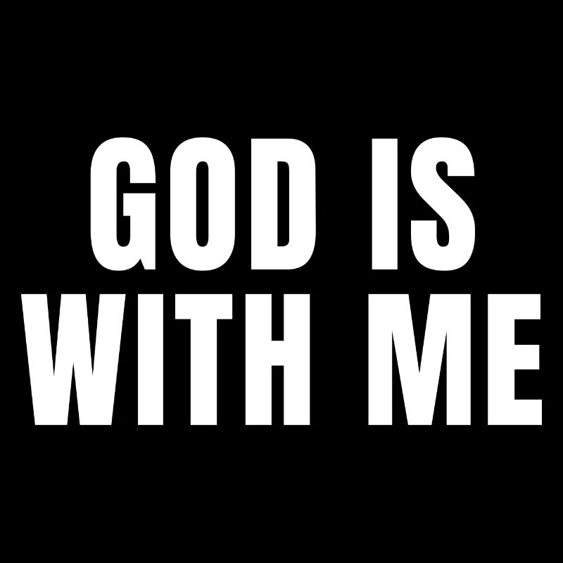 Dieu est avec moi - Citations chrétiennes