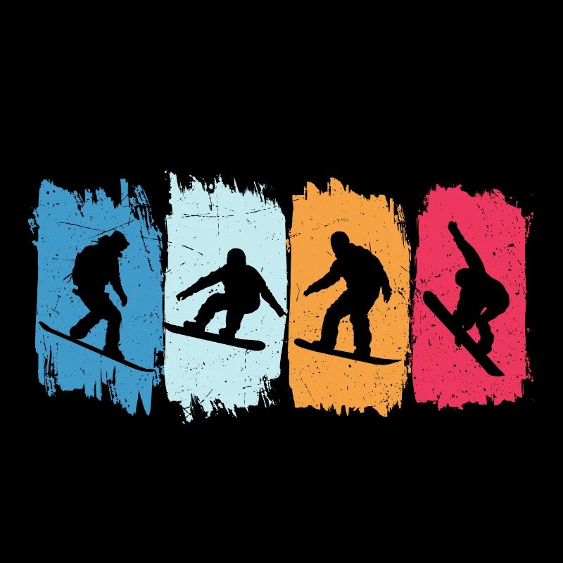 Snowboard rétro snowboarding
