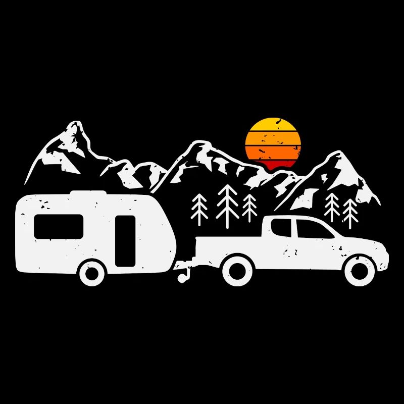 Camping Wohnwagen Camper Campingurlaub