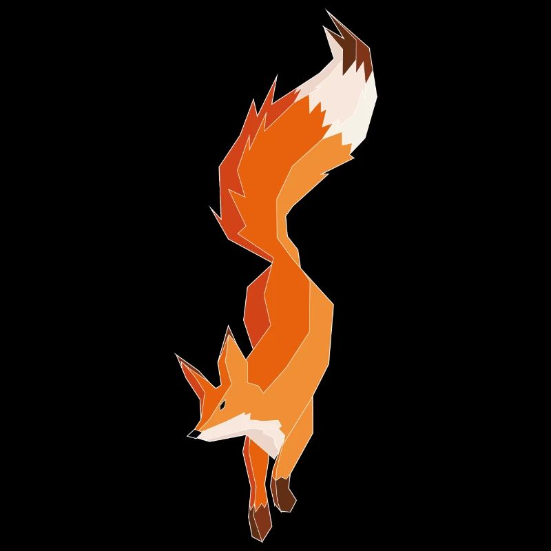 Fuchs Polygon Grafik