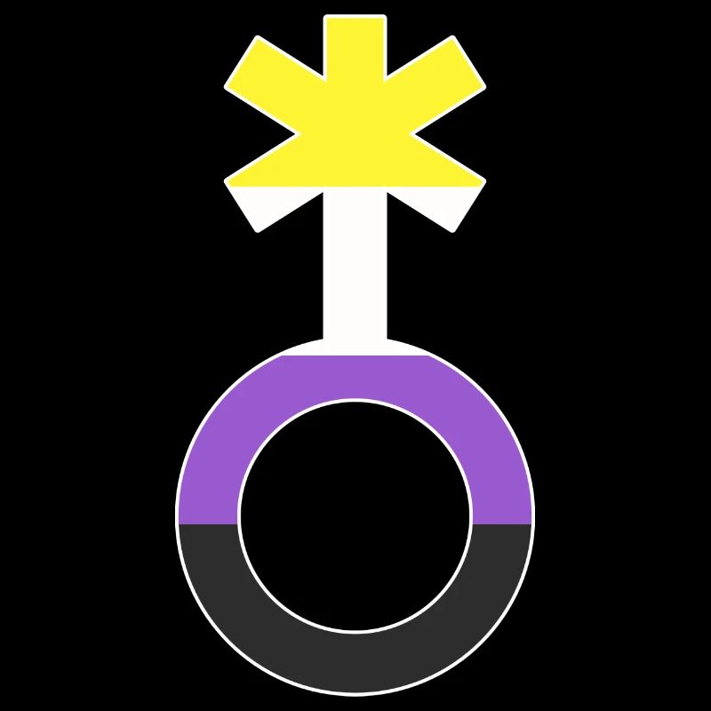 Nonbinary Gender Neutral Symbol Nonbinary