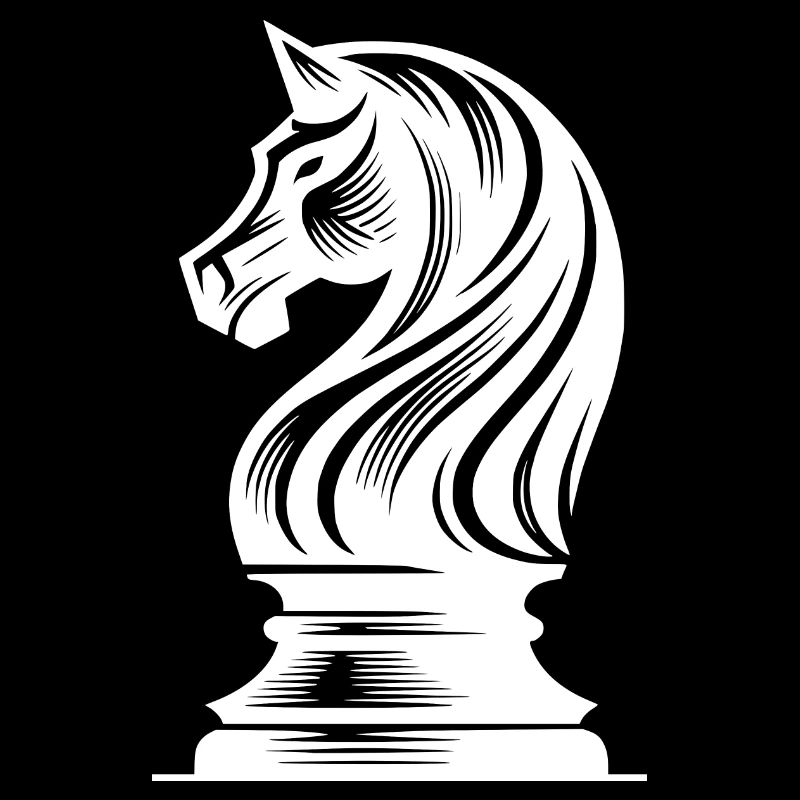 Jeu d’échecs cheval Échecs Figure Chevalier Dessin